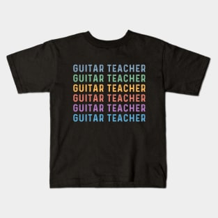 Guitar Teacher Definition Musician Music Guitar teaching Kids T-Shirt